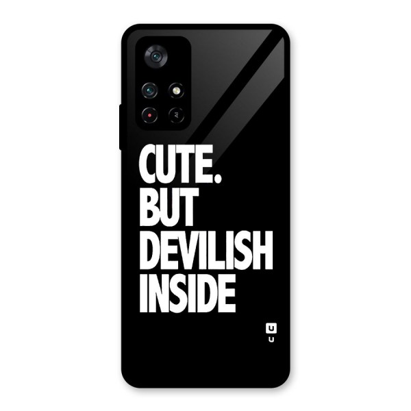 Devil Inside Glass Back Case for Poco M4 Pro 5G