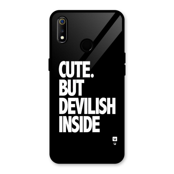 Devil Inside Glass Back Case for Realme 3