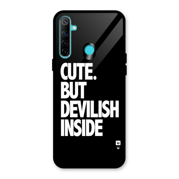 Devil Inside Glass Back Case for Realme 5