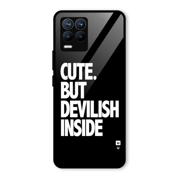 Devil Inside Glass Back Case for Realme 8