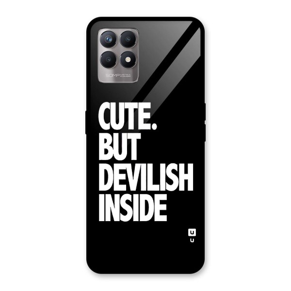 Devil Inside Glass Back Case for Realme 8i