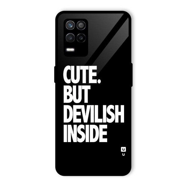 Devil Inside Glass Back Case for Realme 8s 5G