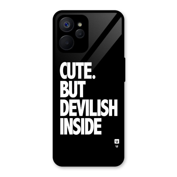 Devil Inside Glass Back Case for Realme 9i 5G