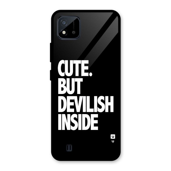 Devil Inside Glass Back Case for Realme C11 2021