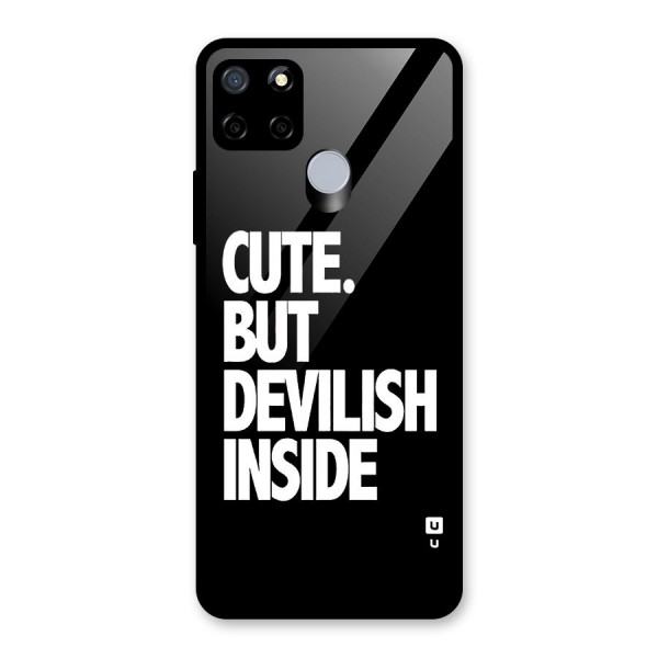 Devil Inside Glass Back Case for Realme C15