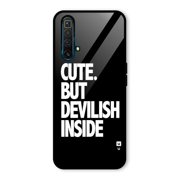 Devil Inside Glass Back Case for Realme X3 SuperZoom