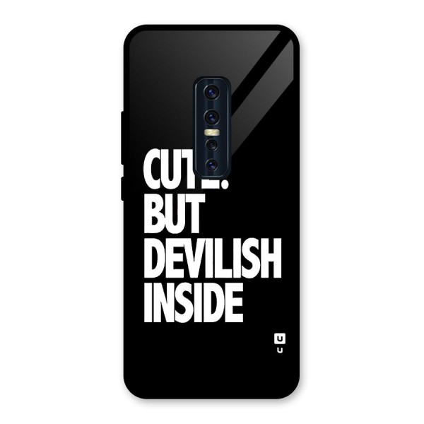 Devil Inside Glass Back Case for Vivo V17 Pro