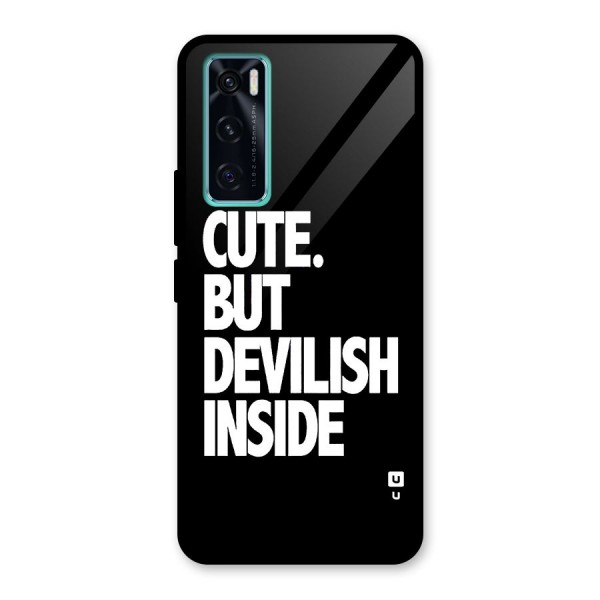 Devil Inside Glass Back Case for Vivo V20 SE