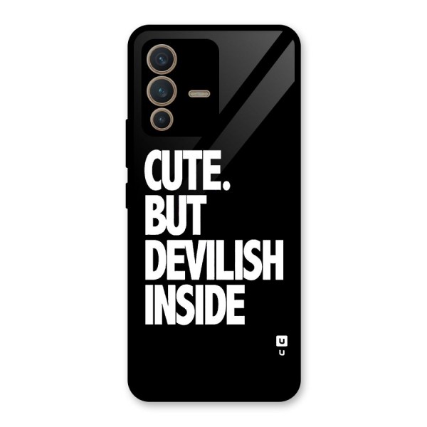 Devil Inside Glass Back Case for Vivo V23 5G