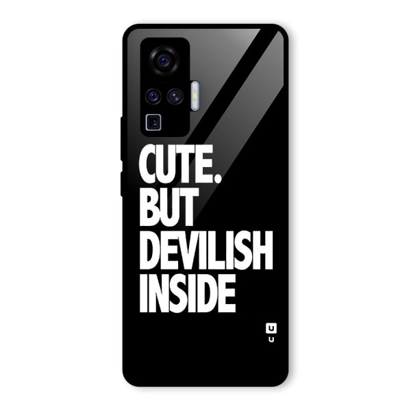 Devil Inside Glass Back Case for Vivo X50 Pro