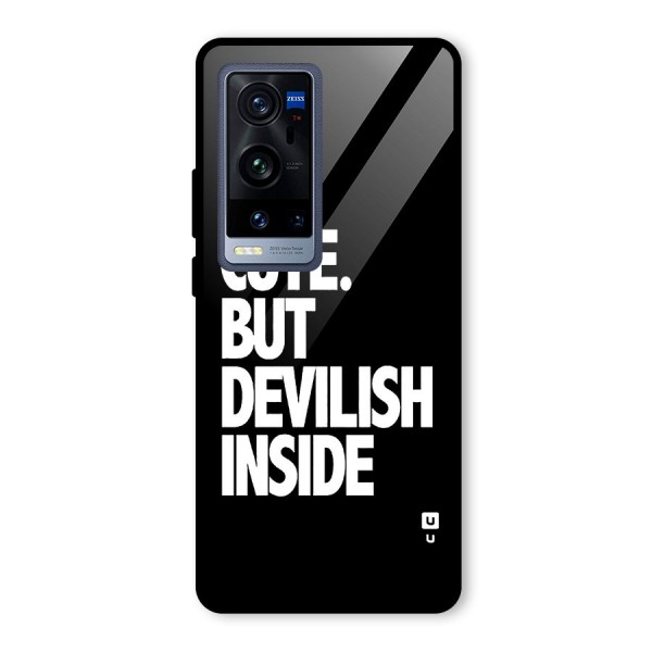 Devil Inside Glass Back Case for Vivo X60 Pro Plus