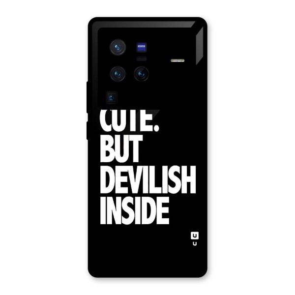 Devil Inside Glass Back Case for Vivo X80 Pro