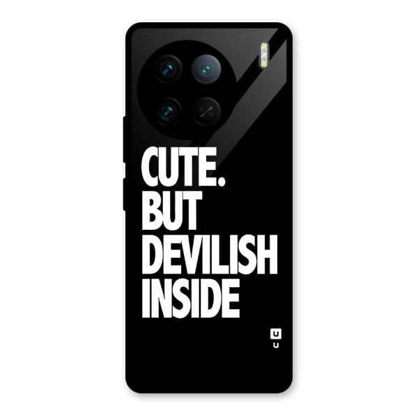 Devil Inside Glass Back Case for Vivo X90 Pro