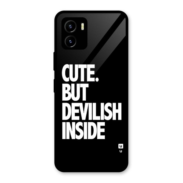 Devil Inside Glass Back Case for Vivo Y15s