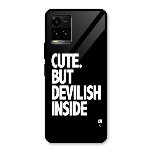 Devil Inside Glass Back Case for Vivo Y21A