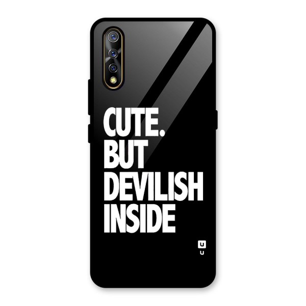 Devil Inside Glass Back Case for Vivo Z1x