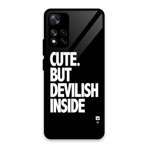 Devil Inside Glass Back Case for Xiaomi 11i 5G