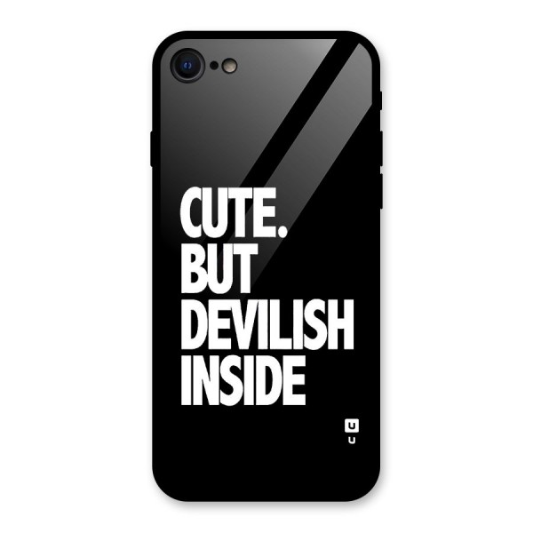 Devil Inside Glass Back Case for iPhone 8