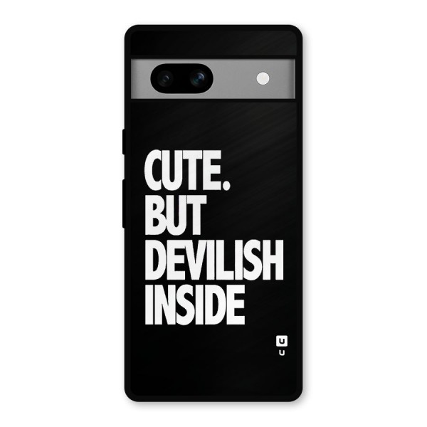 Devil Inside Metal Back Case for Google Pixel 7a