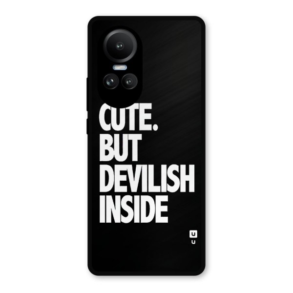 Devil Inside Metal Back Case for Oppo Reno10