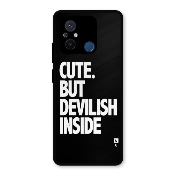 Devil Inside Metal Back Case for Poco C55