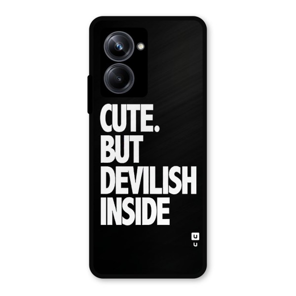 Devil Inside Metal Back Case for Realme 10 Pro