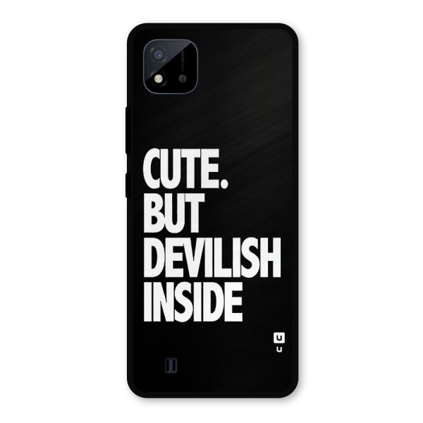 Devil Inside Metal Back Case for Realme C11 2021