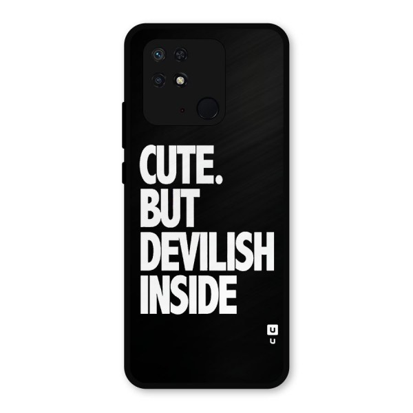 Devil Inside Metal Back Case for Redmi 10