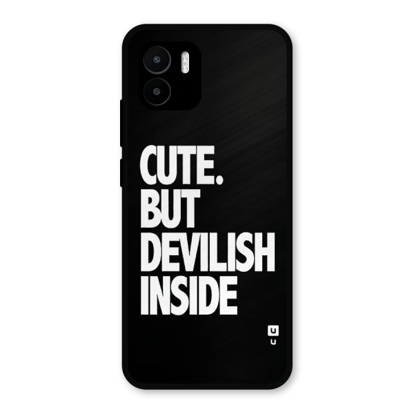 Devil Inside Metal Back Case for Redmi A2