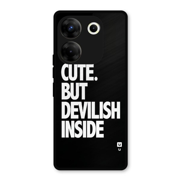 Devil Inside Metal Back Case for Tecno Camon 20