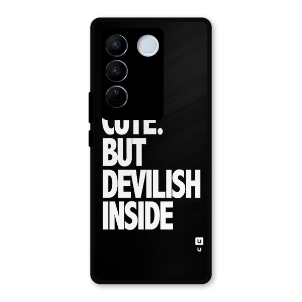 Devil Inside Metal Back Case for Vivo V27