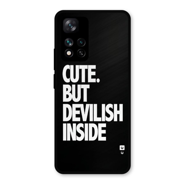 Devil Inside Metal Back Case for Xiaomi 11i Hypercharge 5G