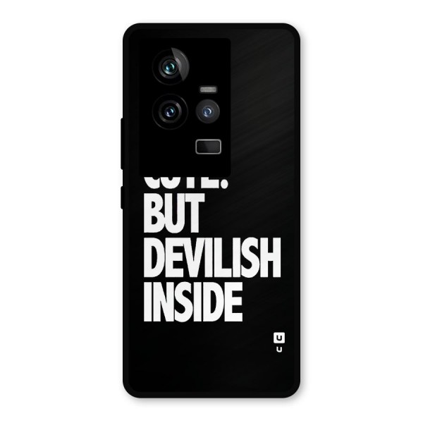 Devil Inside Metal Back Case for iQOO 11 5G