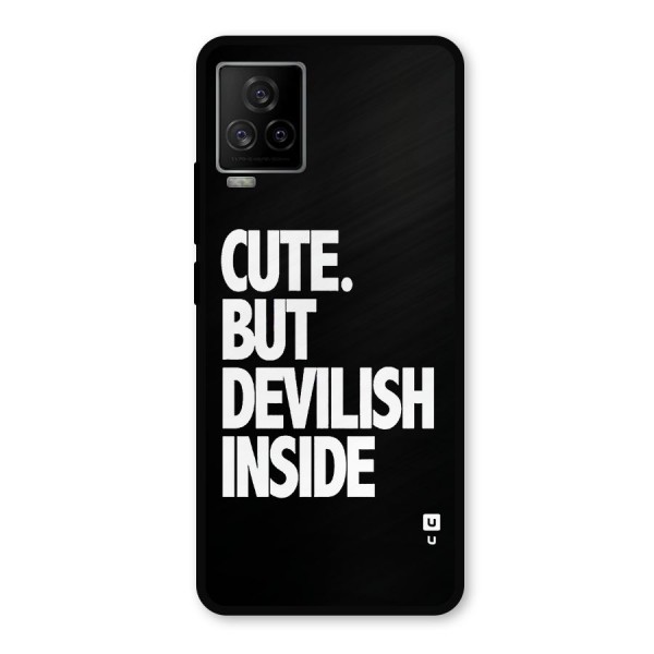 Devil Inside Metal Back Case for iQOO 7 Legend 5G