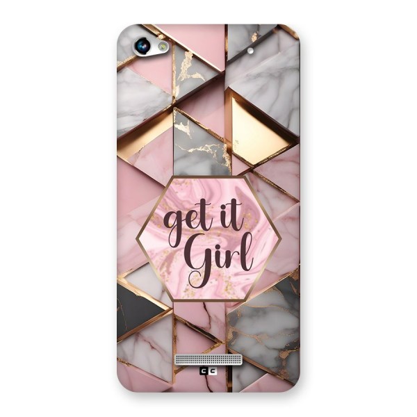 Diamond Girl Back Case for Canvas Hue 2 A316