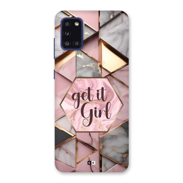 Diamond Girl Back Case for Galaxy A31