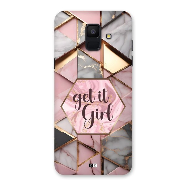 Diamond Girl Back Case for Galaxy A6 (2018)