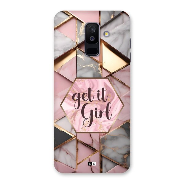 Diamond Girl Back Case for Galaxy A6 Plus