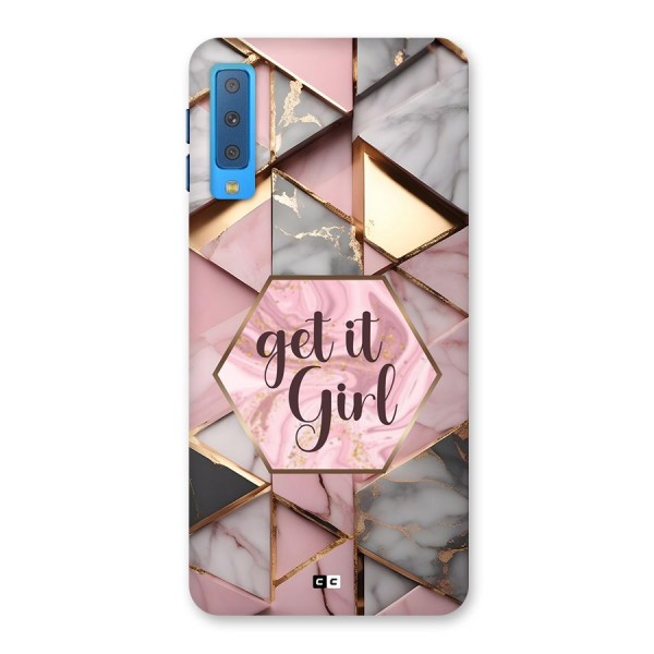 Diamond Girl Back Case for Galaxy A7 (2018)