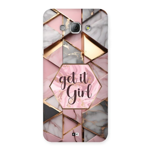 Diamond Girl Back Case for Galaxy A8