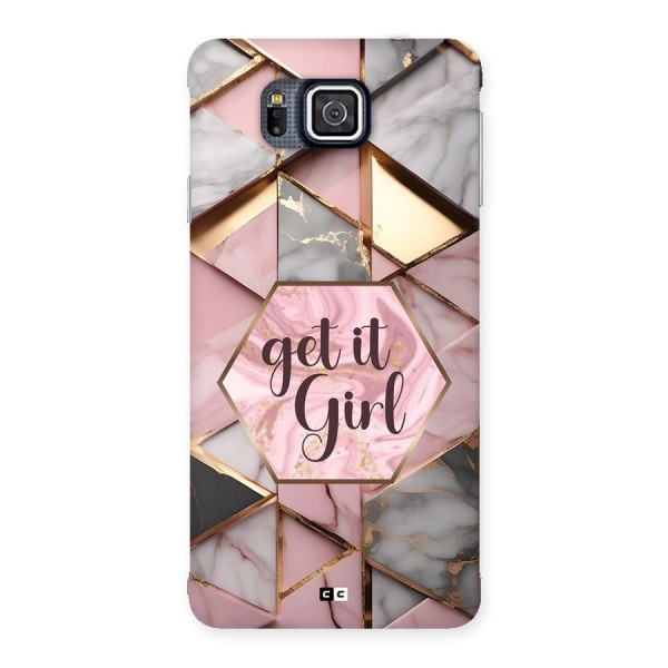 Diamond Girl Back Case for Galaxy Alpha