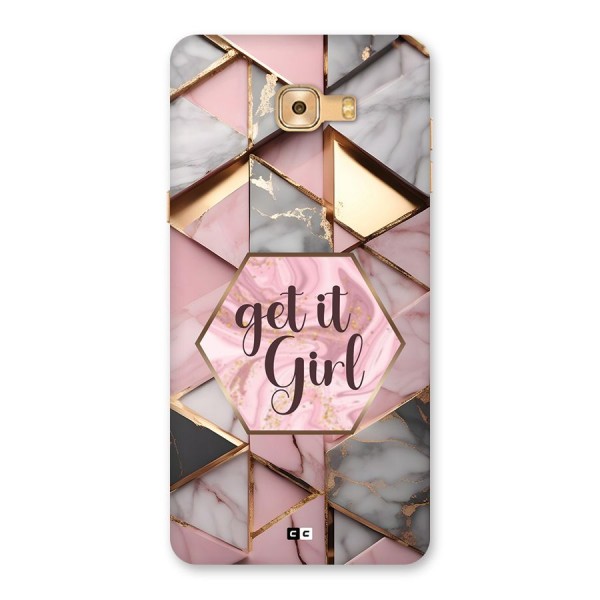 Diamond Girl Back Case for Galaxy C9 Pro