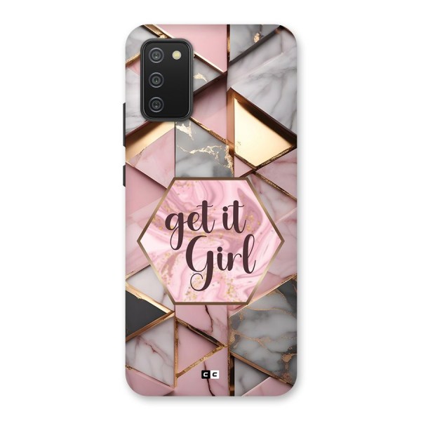 Diamond Girl Back Case for Galaxy F02s