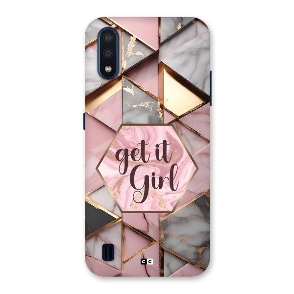 Diamond Girl Back Case for Galaxy M01