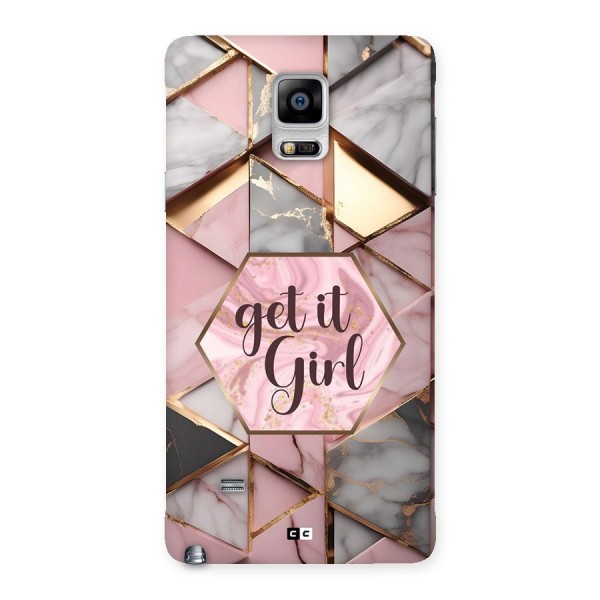 Diamond Girl Back Case for Galaxy Note 4