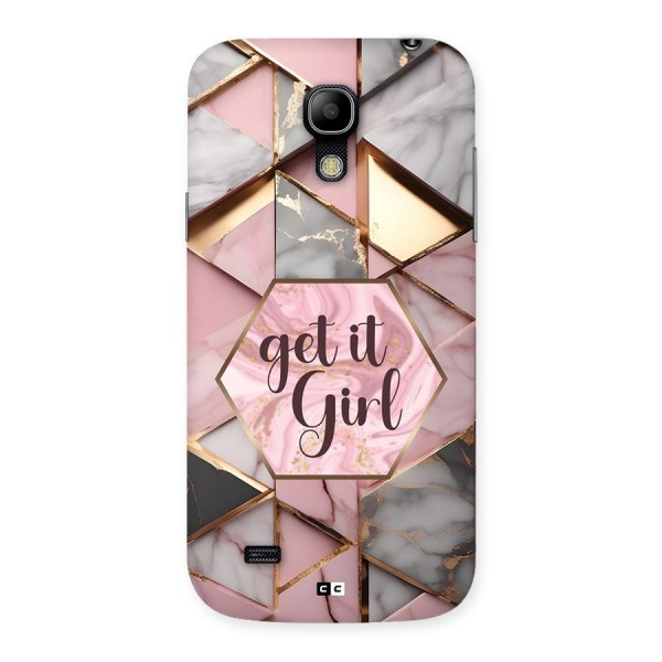 Diamond Girl Back Case for Galaxy S4 Mini