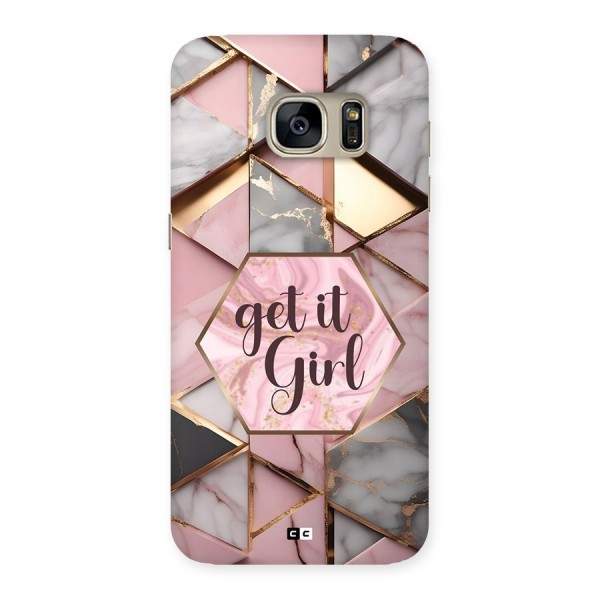 Diamond Girl Back Case for Galaxy S7