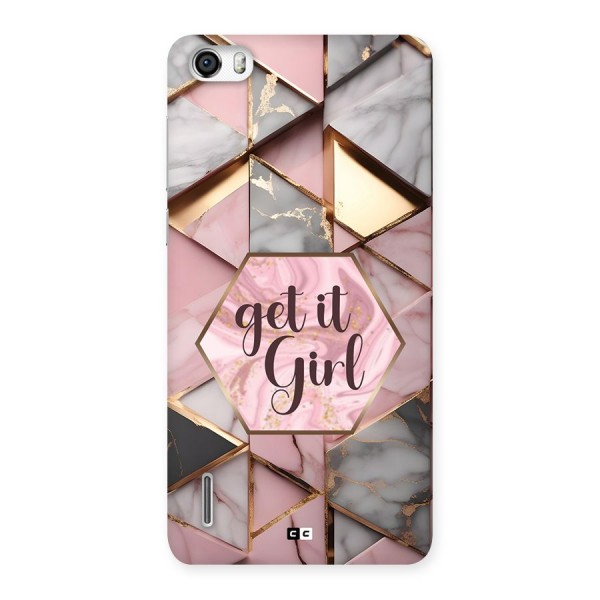 Diamond Girl Back Case for Honor 6