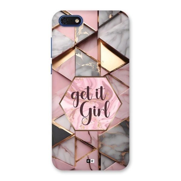 Diamond Girl Back Case for Honor 7s