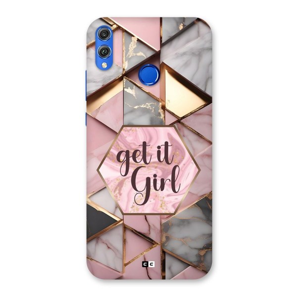 Diamond Girl Back Case for Honor 8X